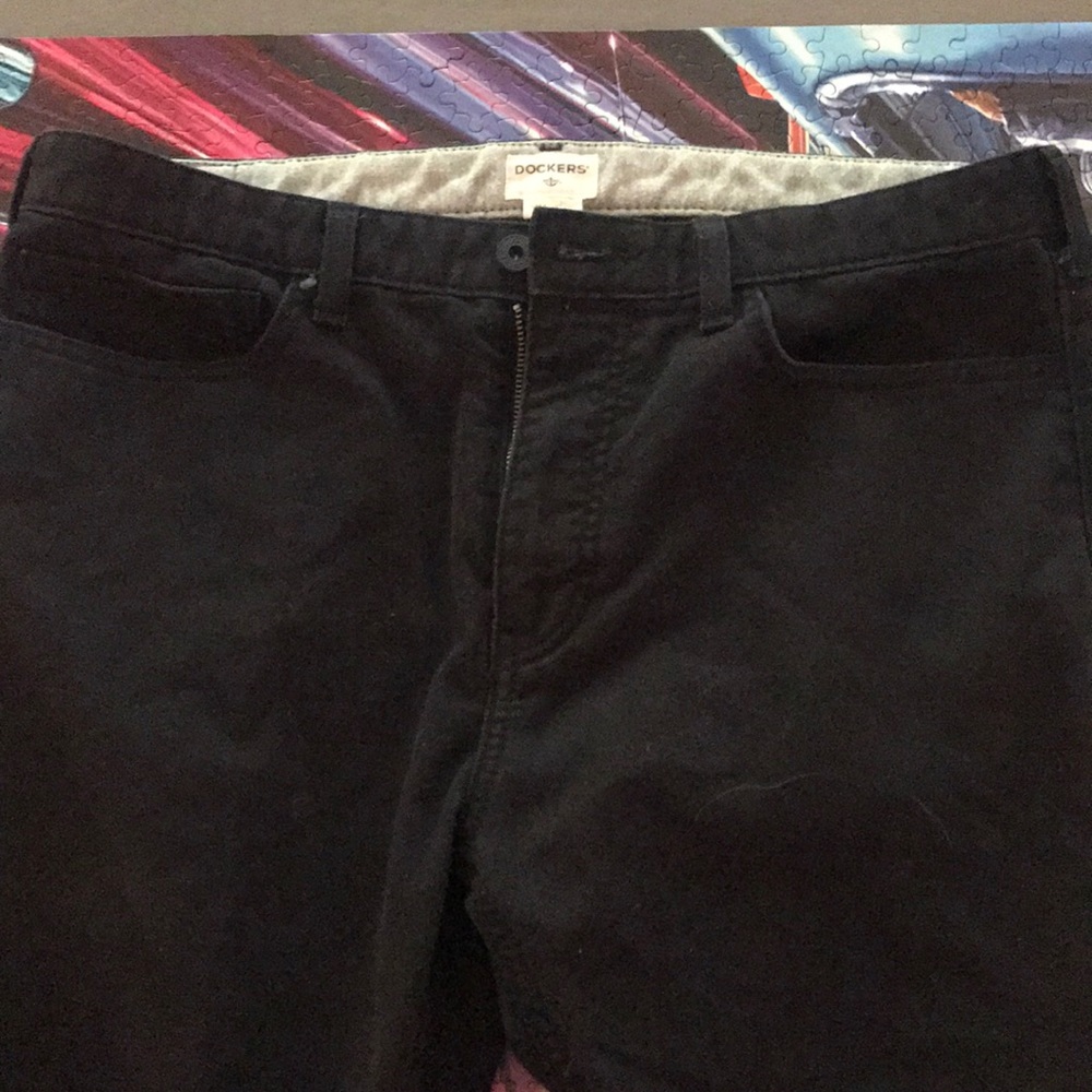 Dockers men’s black pants